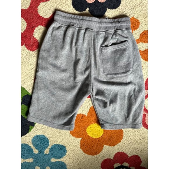 Men's SP Active gray elastic/drawstring waistband shorts MEDIUM - Picture 2 of 3